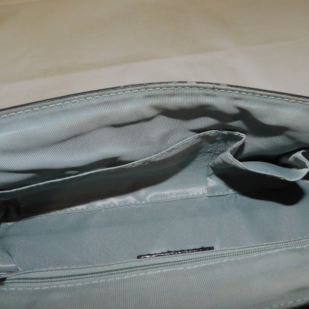 Beijo London Paris New York Handbag Charcoal Gray Purse - Picture 11 of 15